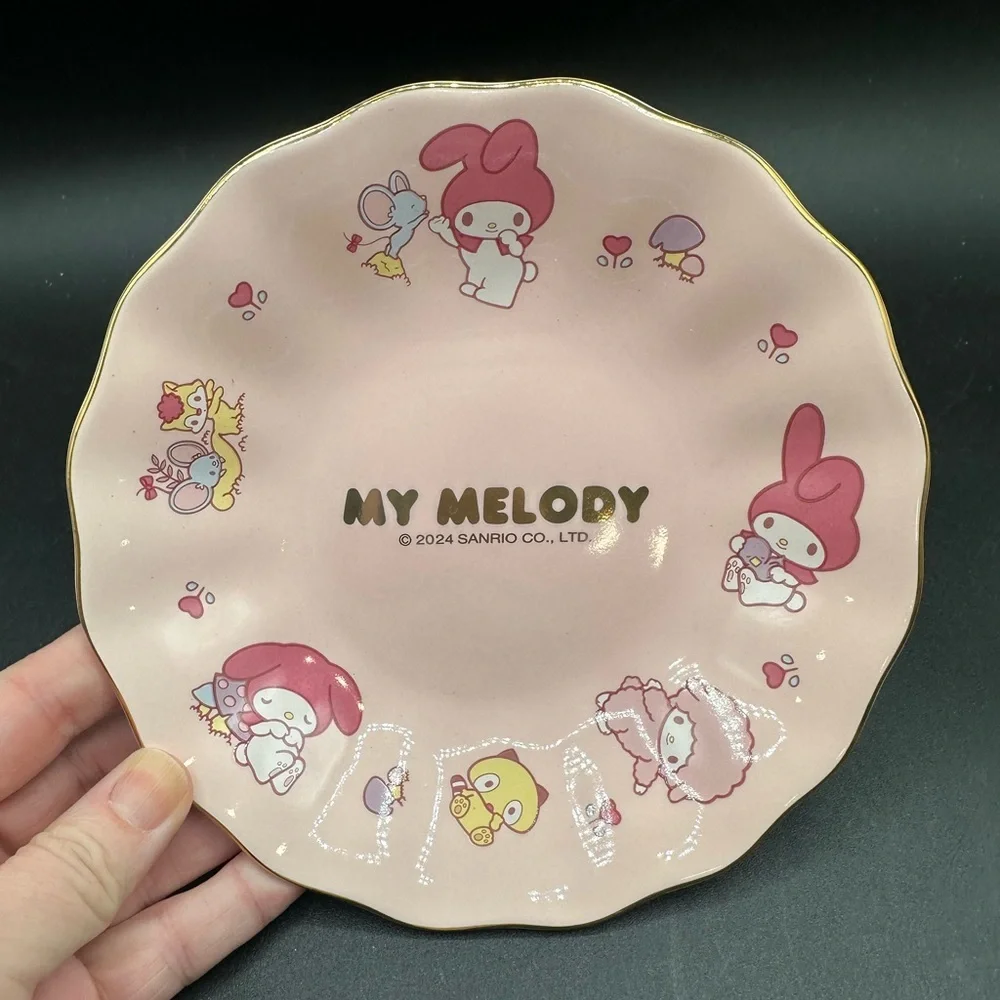 NEW Sanrio My Melody Ceramic Breakfast Cup & Saucer In Box